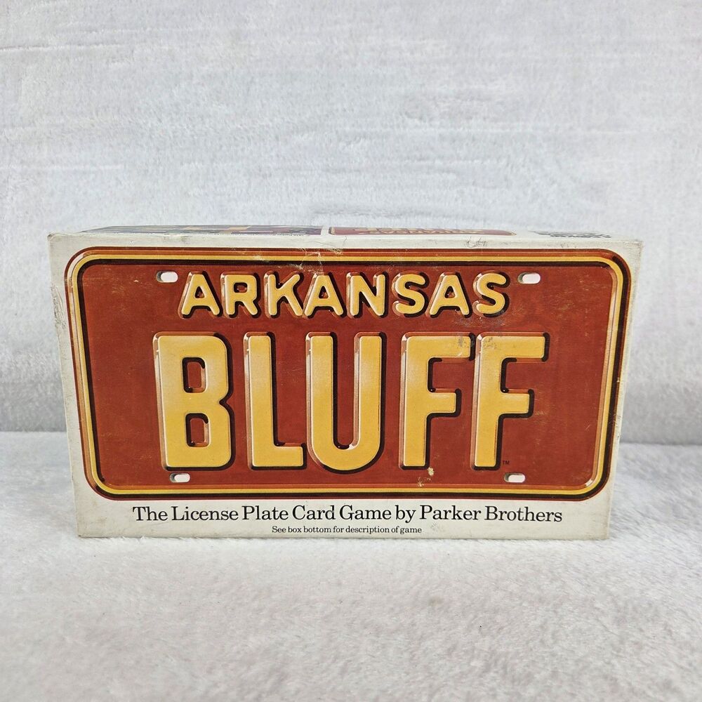 Vtg 1975 Arkansas Bluff Card Game Parker Brothers COMPLETE Excellent Condition!